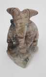 Billy Goat Fetish Carving by Derrick Kaamasee