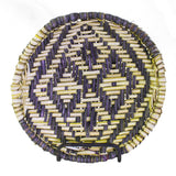 Small Natural Rim Sifter Basket by Marvene Dawahoya