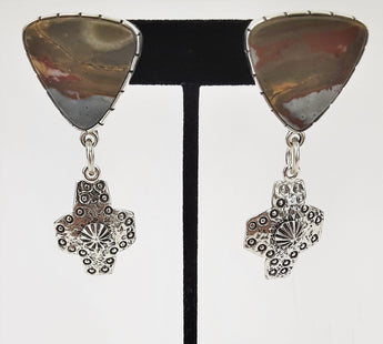 Earrings by Vernon Begaye