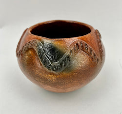 Bowl with Rope Design Pottery by Betty Manygoats