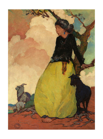Navajo Shepherdess Giclee by Mary-Russell Ferrell Colton