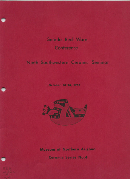 Salado Red Ware Conference 9th SW Ceramic Seminar