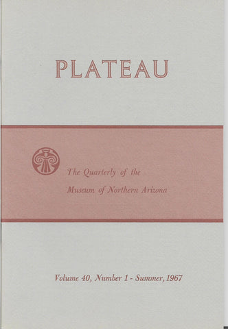 Plateau 40-1 Summer 1967