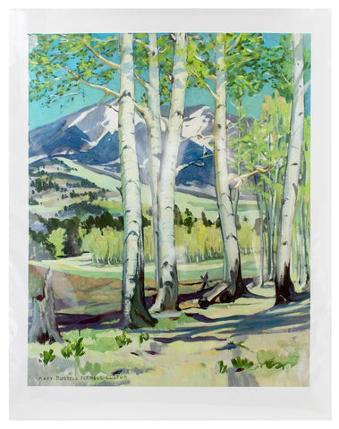 Hart Prairie Aspens Giclee by Mary-Russell Ferrell Colton